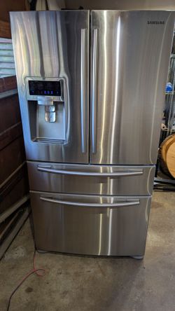 Samsung 4-Door French Door Refrigerator (RF4287HARS) - Clean & Fully Functional!