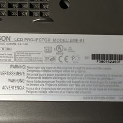 Epson LCD Projector EMP-81