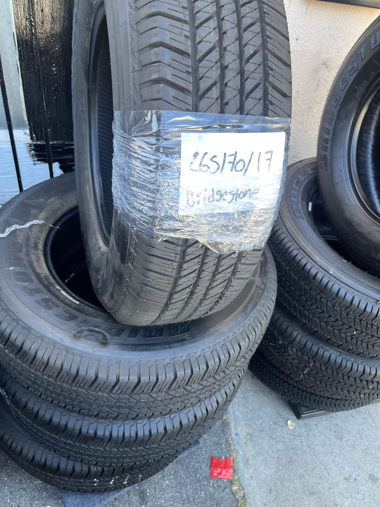 Used Tires 265/70/16 Bridgestone 90% Tread Life