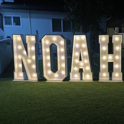 Marquee Letters And Numbers