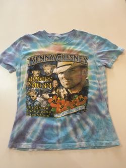 KENNY CHESNEY VINTAGE 2007 FLIP FLOP SUMMER TOUR T-SHIRT ADULT MEDIUM / SMALL