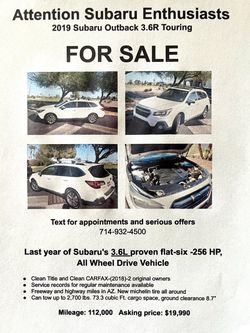 2019 Subaru Outback