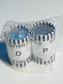 2 Rolls of U.S. Mint 2026 New P&D Half Dollars. Uncirculated . A Great Collectable
