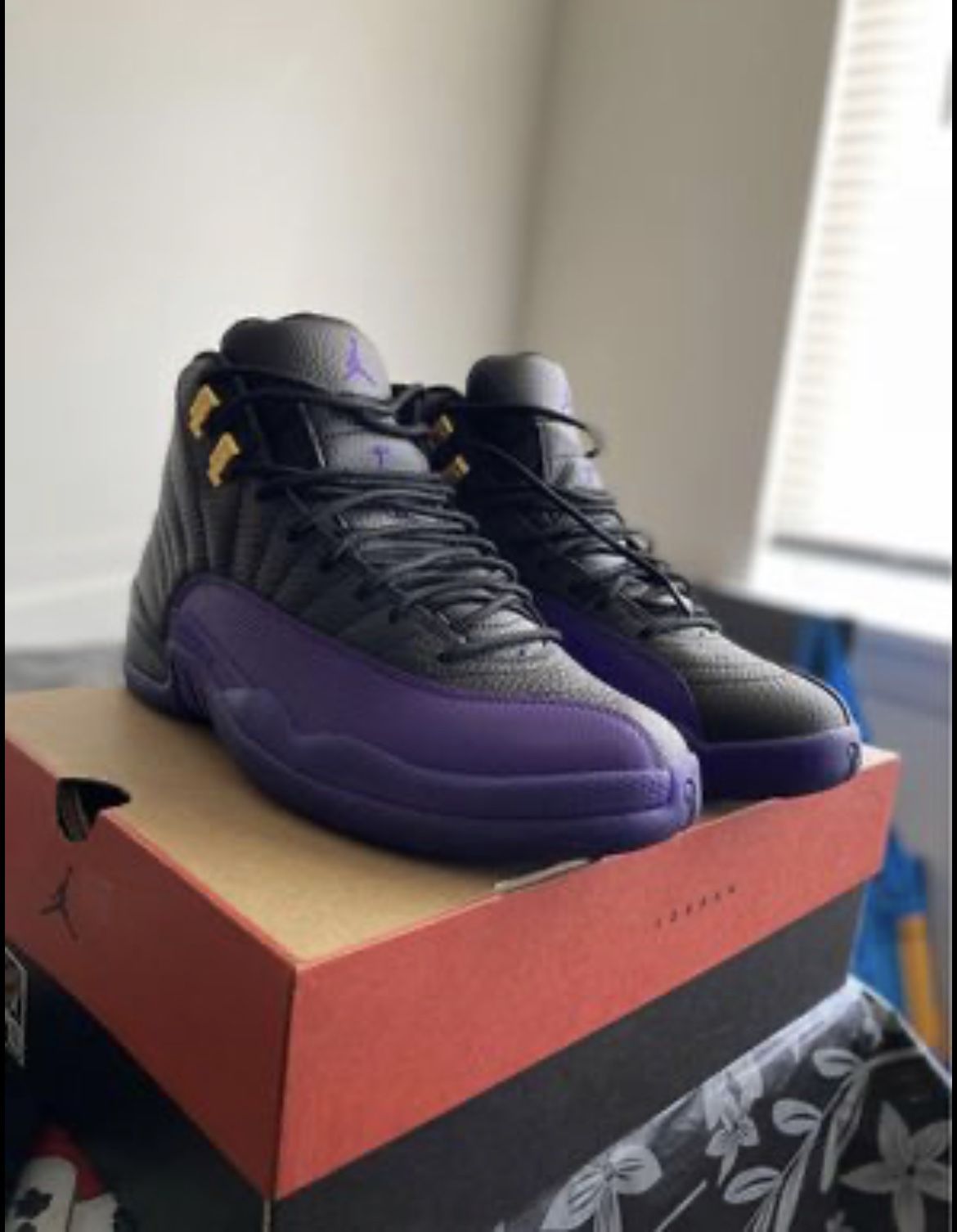 Jordan 12s Field Purple.