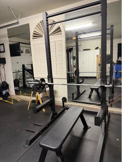 Power rack set up
