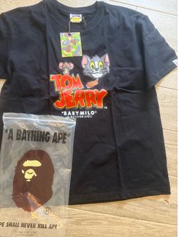bape shirt 1:1 tom and Jerry collab