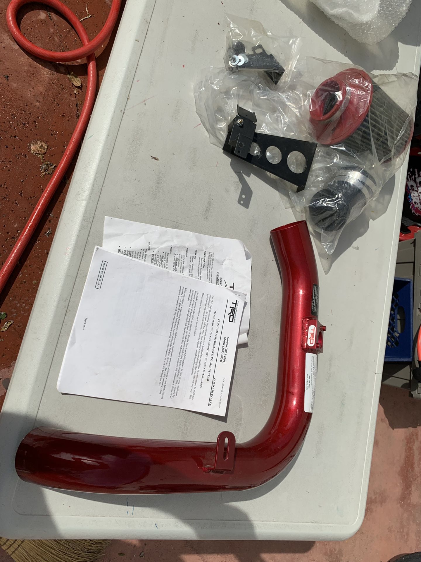 TRD Toyota Matrix cold-air intake