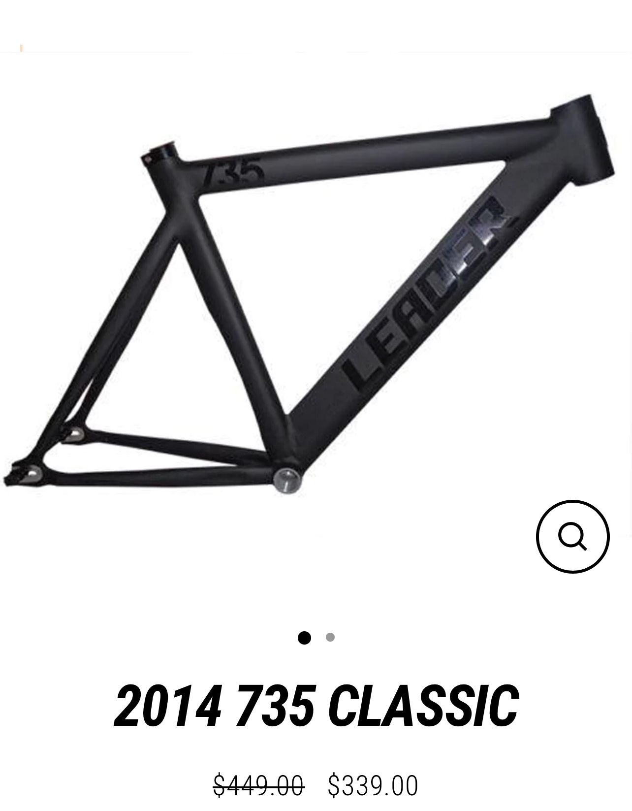 2021 LEADER FRAMESET MATTE BLACK GLOSSY LETTERS
