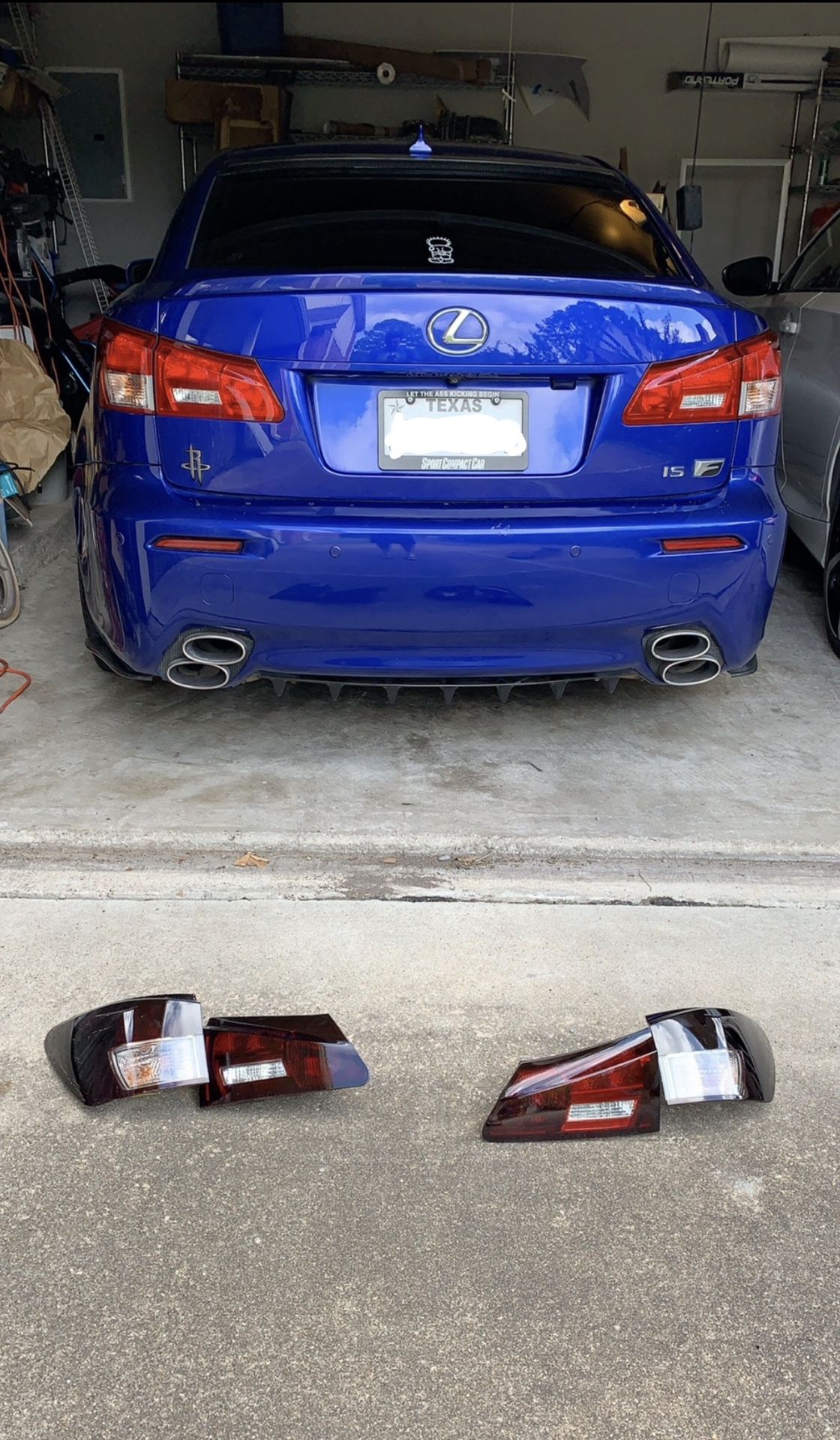 LEXUS ISF Tail Lights OEM Tinted