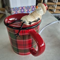Scents Snowman Mug Wax Burner