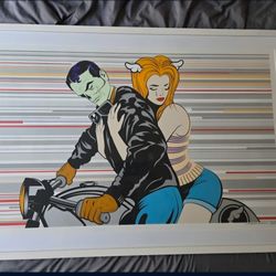 D Face Going EVERYWHERE  Signed 14 of 100. Like New.