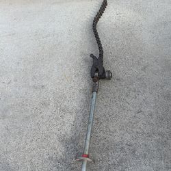 RIDGID Pipe Cutter: 1 1/2 in – 6 in OD Cutting Capacity, Ratcheting Chain Cutter, 33 1/2 in Tool Lg