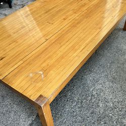 Special Priced Coffee Table All Wood Heavy 14.25 In Height X  60 In Width X  36 In Depth 