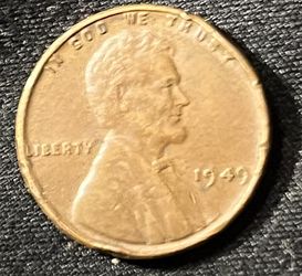 1949 Wheat Penny With Errors