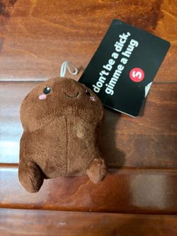 ShoSho Brown Bear Plush Keychain Pants Plushie NWT Small Cute Kawaii