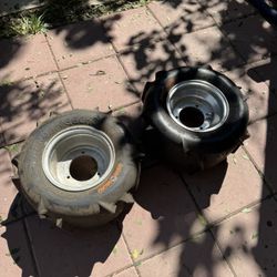 paddle tires for suzuki lt80 / kawi kfx80