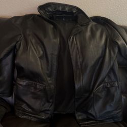 Kenneth Cole Mens Jacket Leather