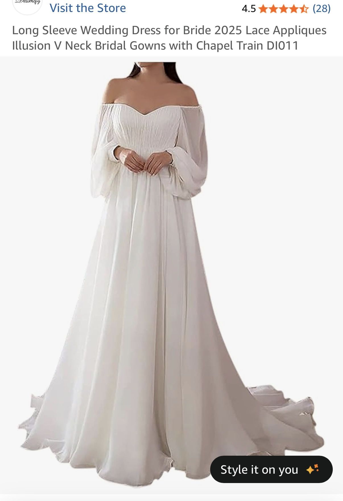 Ivory 26W Gown dress
