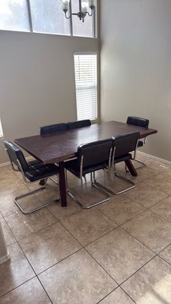 Table and chairs