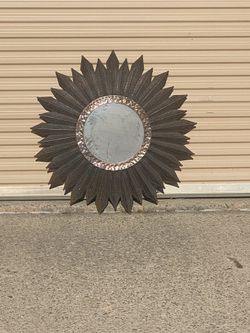 Smaller Copper Star Mirror