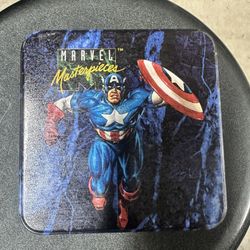 Marvel Masterpieces 1993 Captain America Sealed Tin Limited Edition Series      (#24,125 of 35,000)