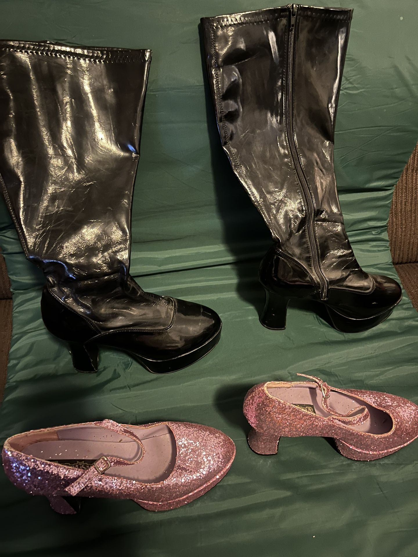 2 Pairs Funtaisma Platform Shoes Wonens size 9