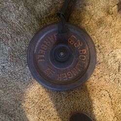 Antique Dumbbell From The 50s 