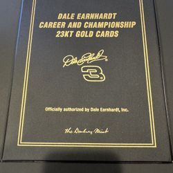  Dale Earnhardt Sr. 23KT Gold Card Set – NASCAR Licensed