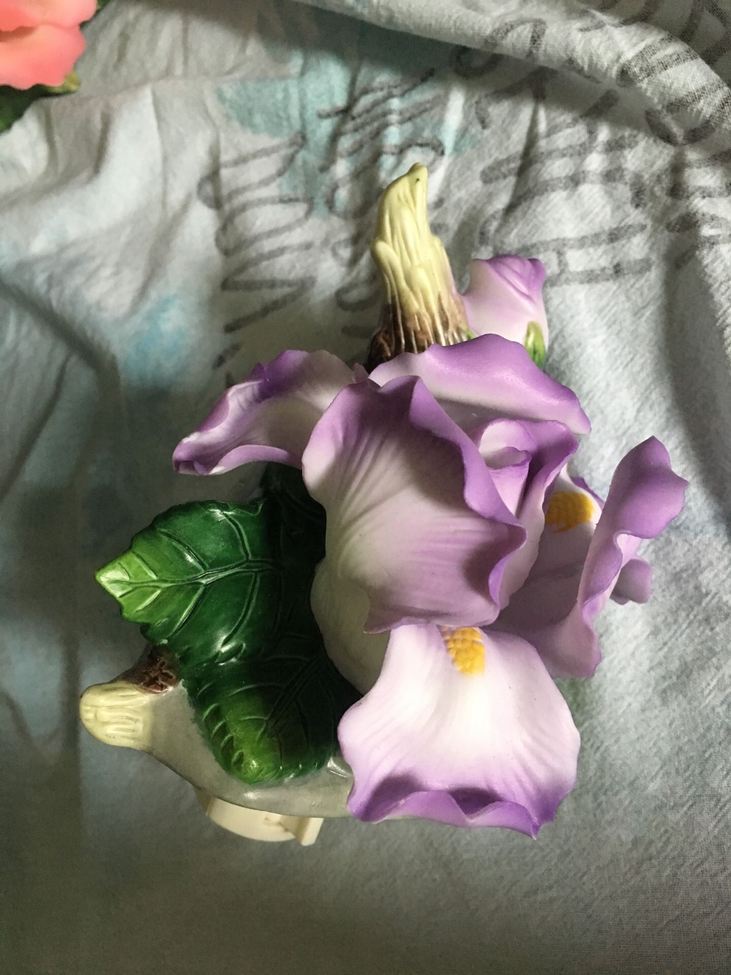 Purple flower night light