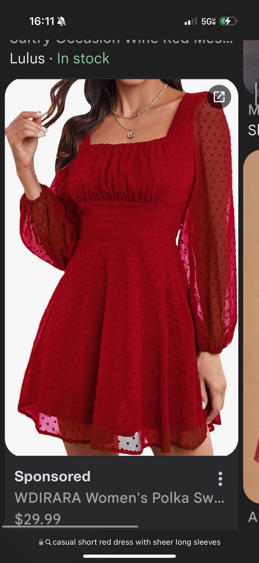 Cute Red Dress