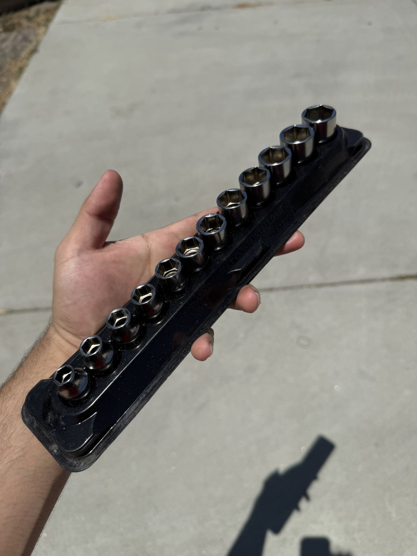 Snap On Shallow 3/8 Socket 12 Pc