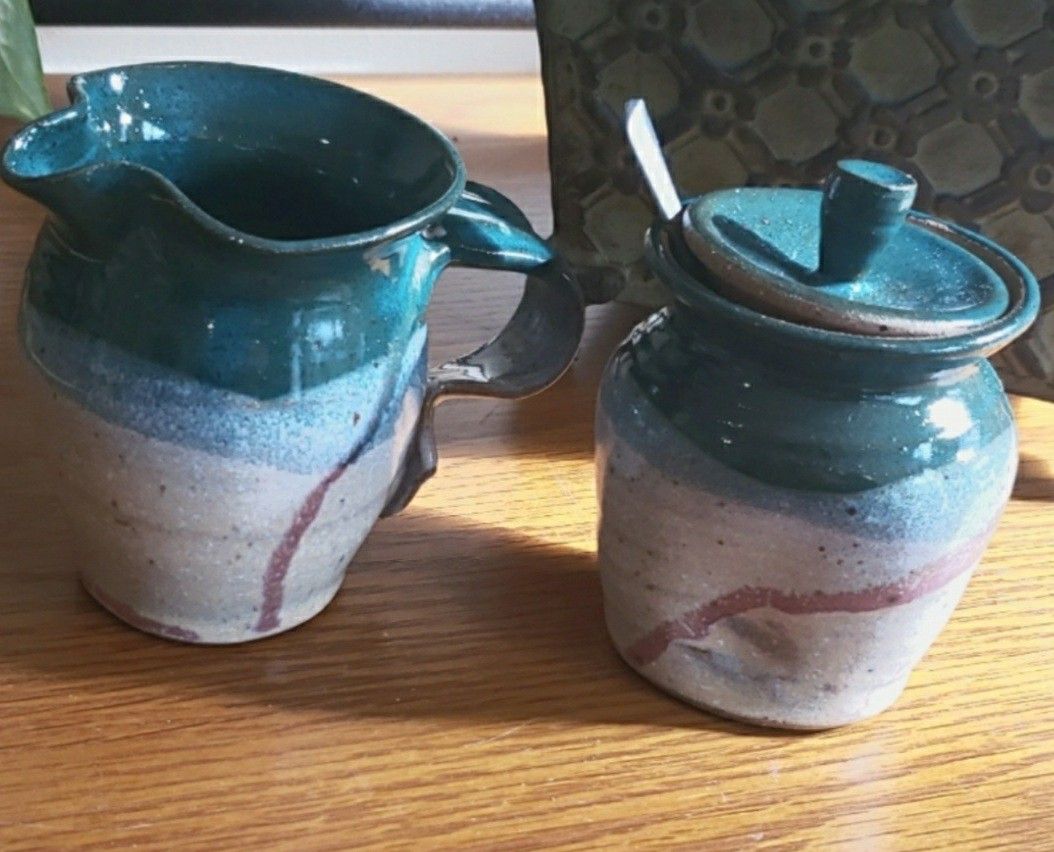 Cream & Sugar Set- Handmade Pottery by Suzan
Vintage '93