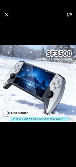 SF3500 Retro Handheld Cordless Gaming Console-Handheld Game Console with HD 5.5-inch IPS Screen Classic Video Games Supports TV Connection,14+ Emulato
