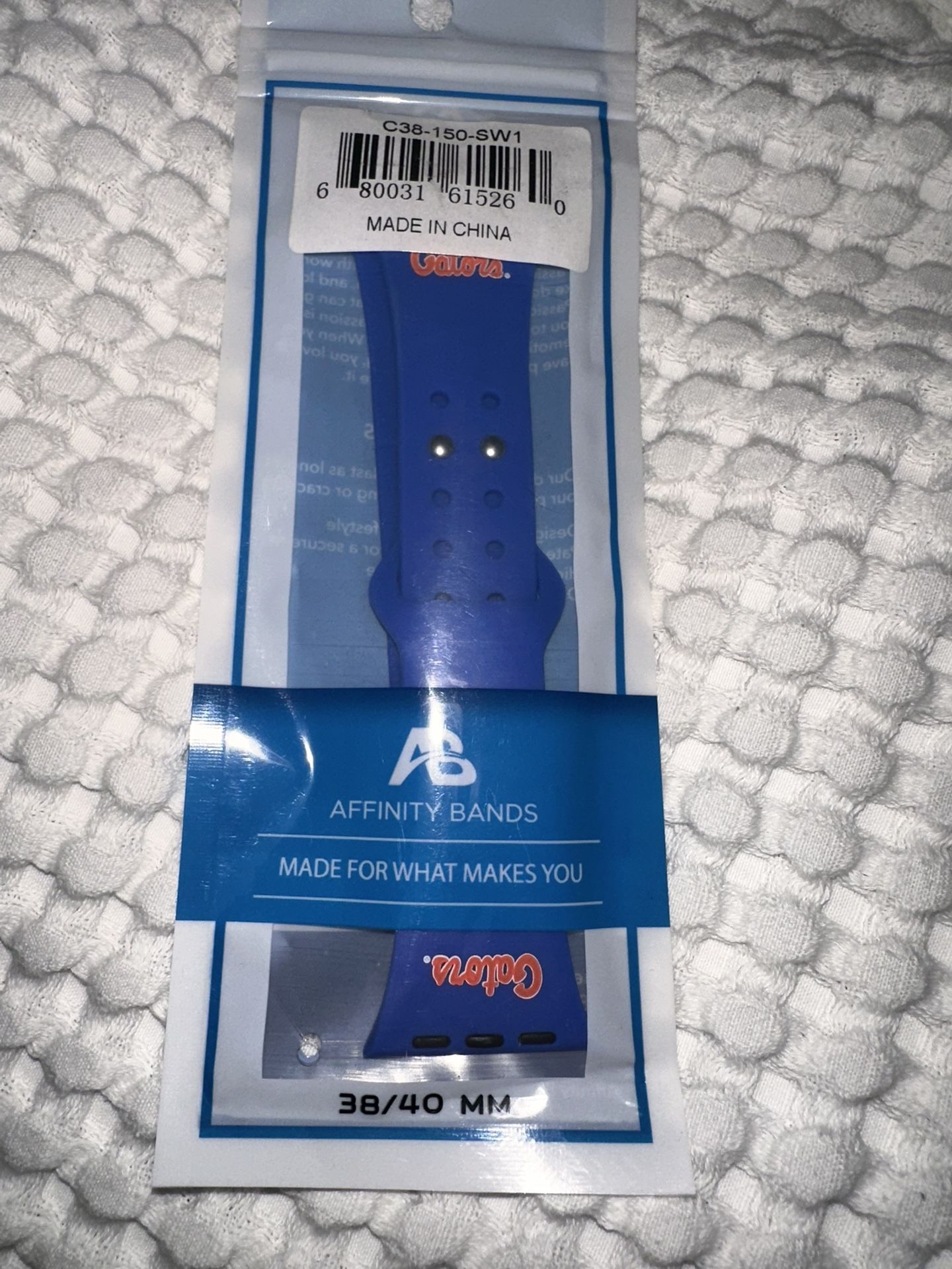 Florida Gators 38-40mm Color Apple Watch Wrist Band - Royal blue
