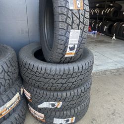275/60/20 New set Of AT Tires Installed