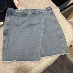 Ann Taylor loft denim skirt