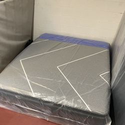 California King Size Mattress BeautyRest Black Hybrid Pillow Top 16” Inches Thick Wrapped in Plastic Direct From Factory Same Day Delivery  🚚 