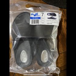 My Pillow Womens Size 7 Slides...black In Color...size Runs Small...to Me They Are Really A 6.5 Size
