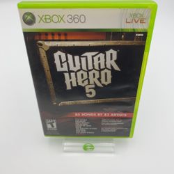 Guitar Hero 5 (Microsoft Xbox 360, 2009)
