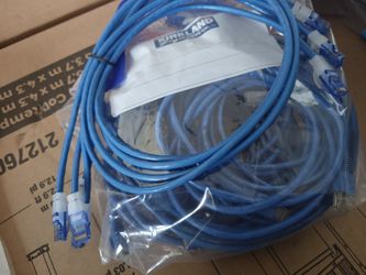 Cat 5e blue cable
