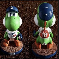 2026 YOSHI Bobblehead SUPER MARIO NINTENDO SGA Dodgers SGA 3/31/26 NEW PO