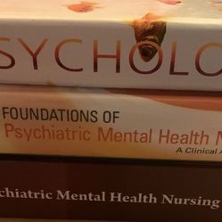 Psychology/Psychiatry Nursing Books (3)