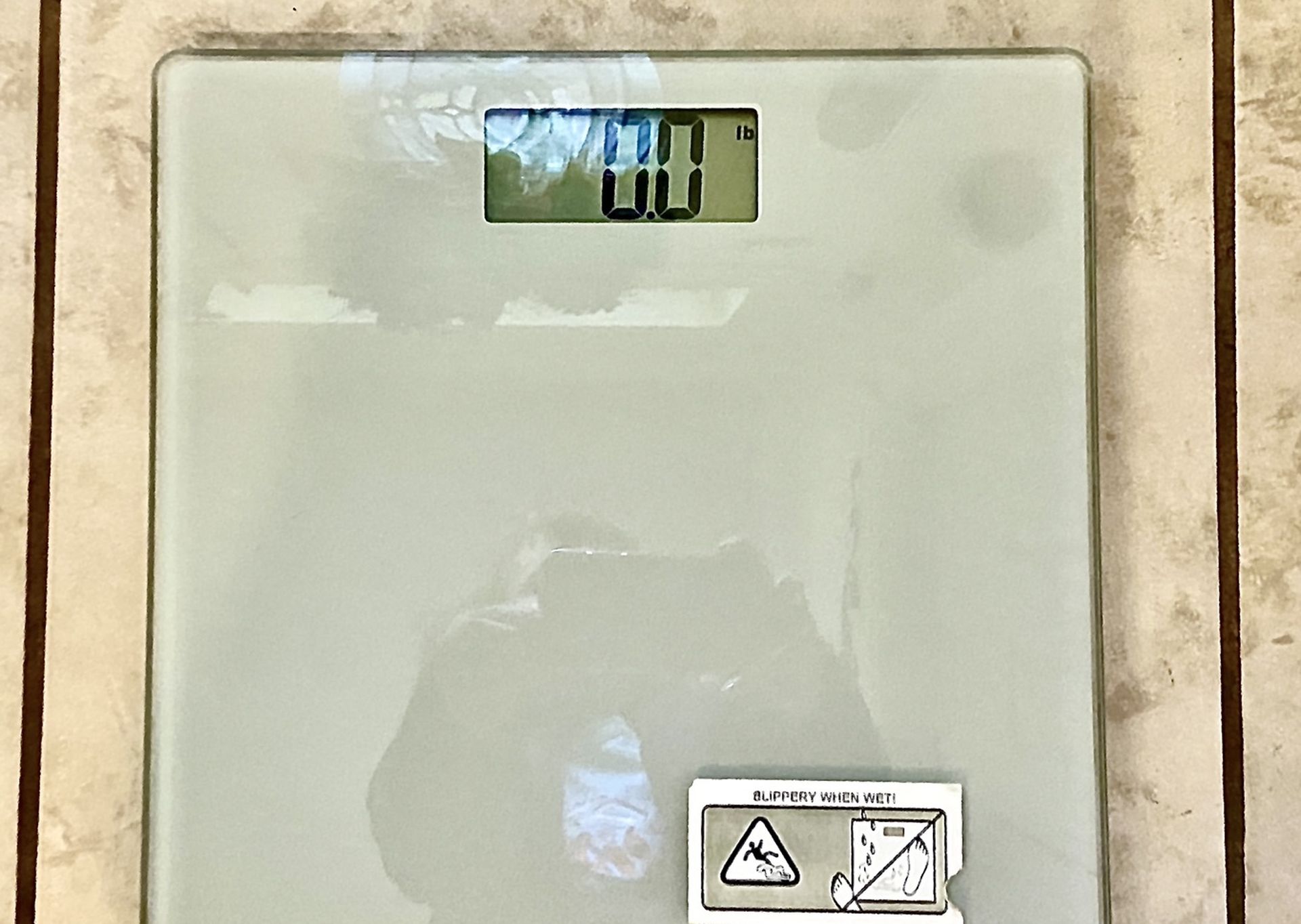 Digital Glass Bathroom Scale—Gray in color—Excellent Condition!