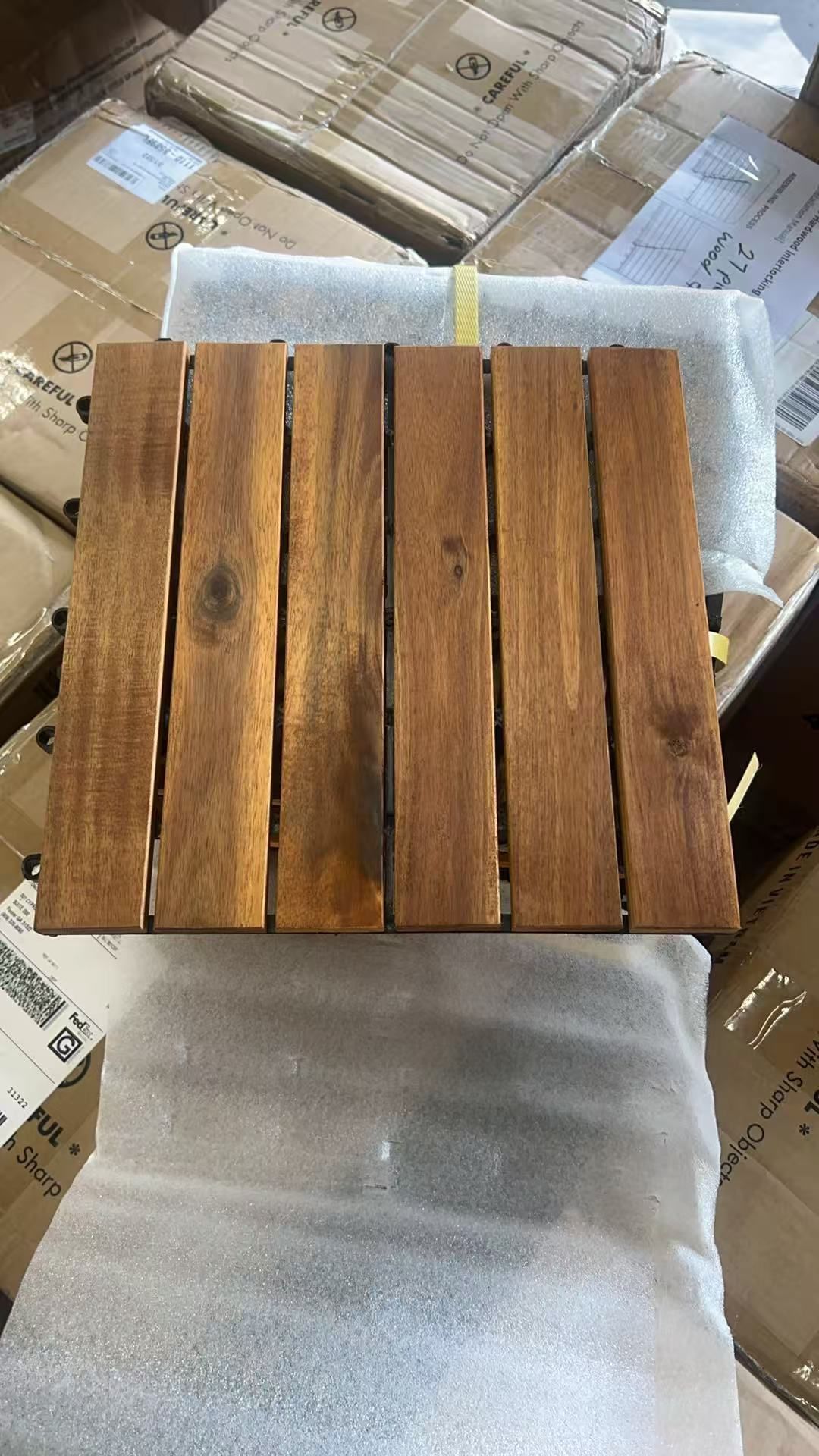 Interlocking Deck Tiles, 27 PCS 12” x 12” Patio Tiles Waterproof hardwood