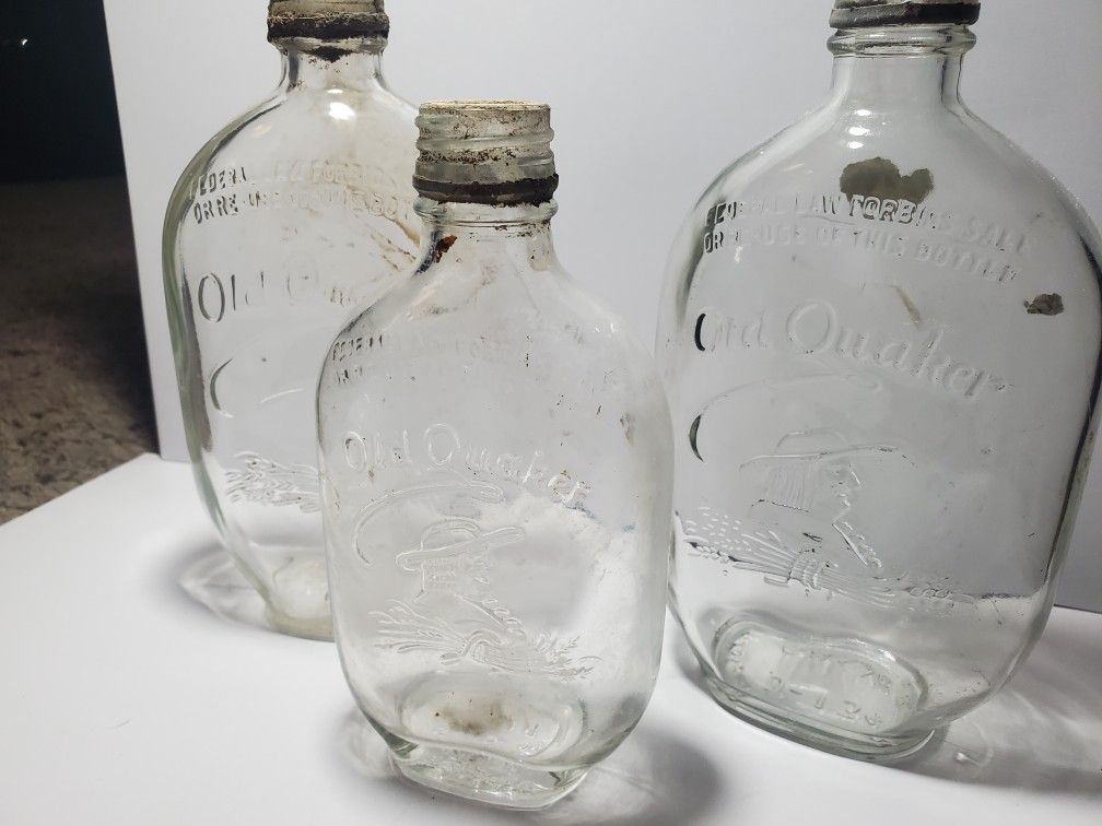 Vintage/Antique Glass Liquor Bottle