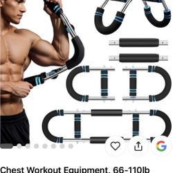 Chest Workout Equipment, 66-110lb Adjustable Arm Trainer