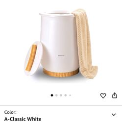 Keenray Towel Warmer, Luxury Towel Warmer Bucket, Large Towel Warmer for Bathroom, Auto Shut Off, Fits Up to Two 40"X70" Oversized Towels, Bathrobes, 