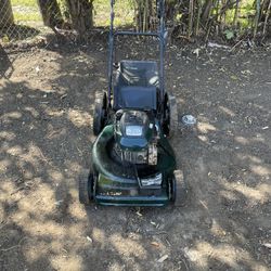 Self Propelled Craftsman Lawnmower With Bag 6.75 Hp Running Great