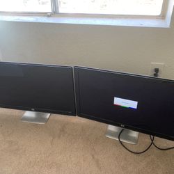 HP 2509m Dual Screen Computer Monitor