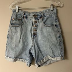 Vintage High Rise Jean Shorts
